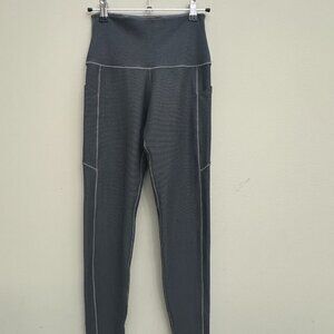 Colorado Threads Leggings Grey Design - Size Medium - Made in USA